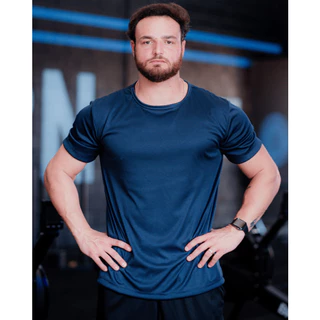 Camisa Camiseta Dry Fit Masculina Academia Corrida Leve Confortável Treinos P M G GG G1 G2 G3 G4