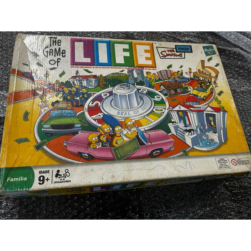 Jogo da Vida dos Simpsons | Shopee Brasil