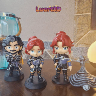 Action Figures Clair Obscur 13,5cm - Maelle e Verso | Impressão 3D
