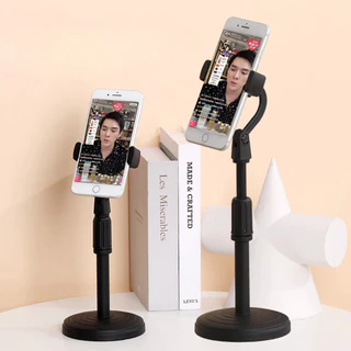 Suporte De Celular Tripé Para Mesa Ideal Para Gravação de Vídeos Mini Pedestal Ajustável 360°