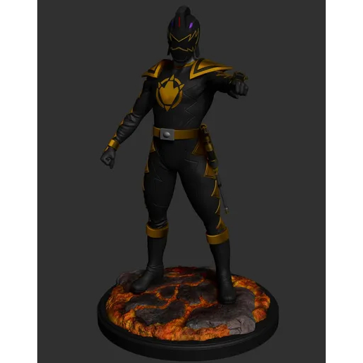 Power Ranger Preto: Edição Black & Gold