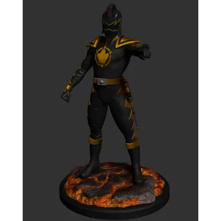 Power Ranger Preto: Edição Black & Gold