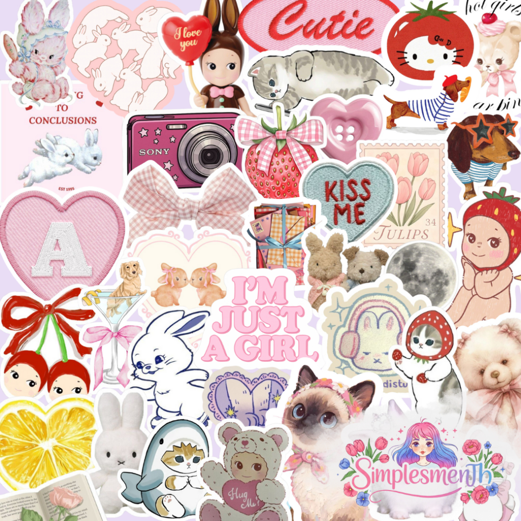 Stickers Cute Style | Shopee Brasil