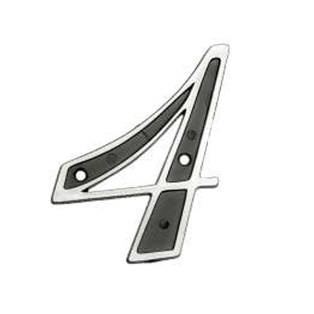 Números Letras Residenciais Casas Apto 0 A 9 A B C Prata | Shopee