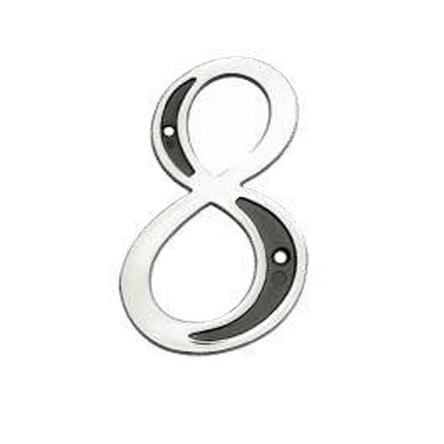 Números Letras Residenciais Casas Apto 0 A 9 A B C Prata | Shopee