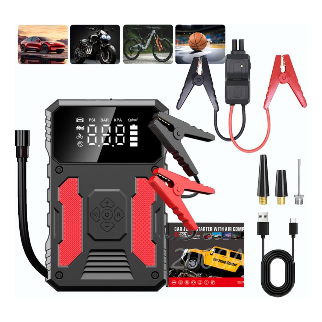 Entregue hoje 】ZCCO Auxiliar De Partida Jump Starter Portátil