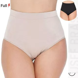 Calcinha Zero Barriga Modeladora Cintura Alta Poliamida Dilady