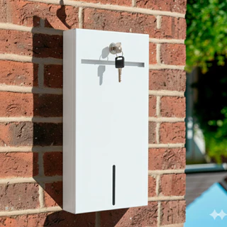 Caixa de Correspondência e Carta de Parede Sobrepor no Muro Resistente Moderna Galvanizada Cores em Oferta na Shopee