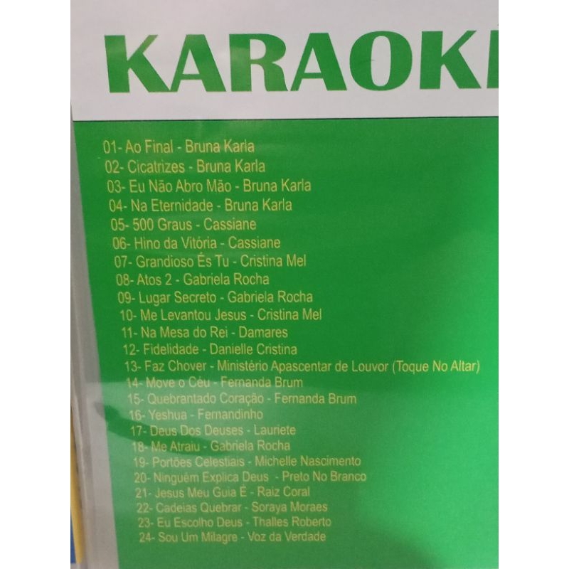 karaokê gospel 6 DVDs | Shopee Brasil