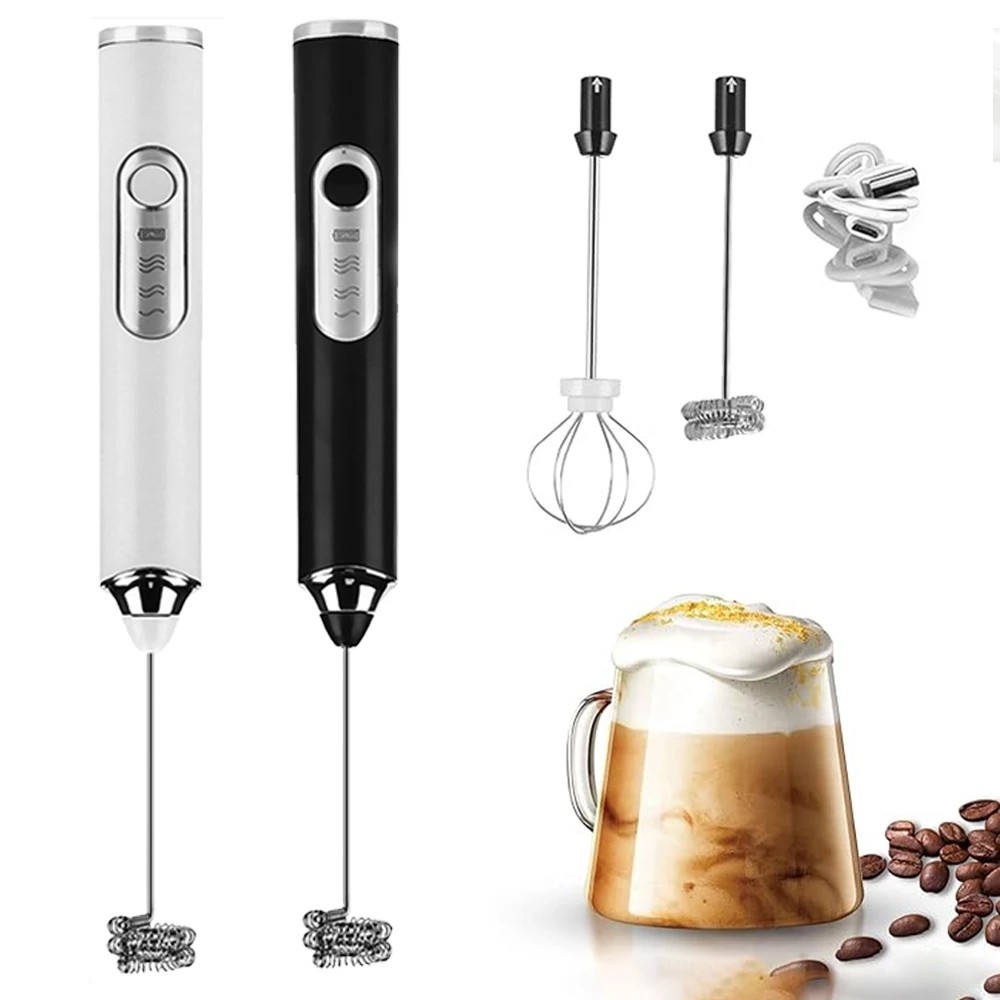 Batedor Misturador Mixer Elétrico para Bebidas Leite Café Cl