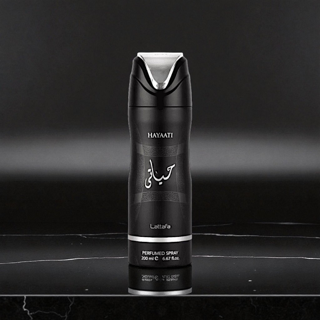 Body Spray Hayati Lattafa 200ml – Masculino, amadeirado-especiado ...