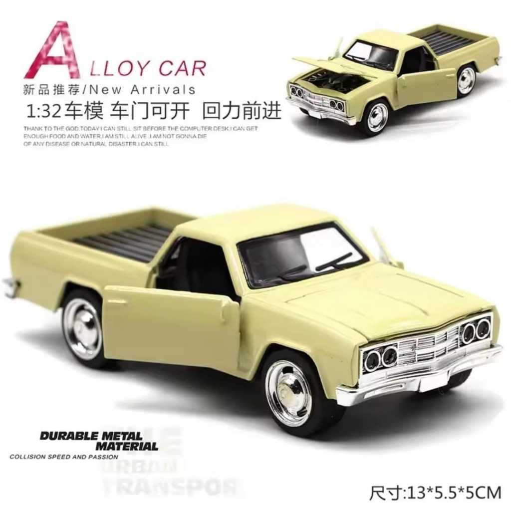 Brinquedo Carrinho Carro Miniatura em Metal Caminhonete escala 1