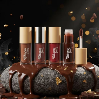 Tint Cream Choco Fun - Fenzza Lip Tint Gloss Labial em Oferta na Shopee