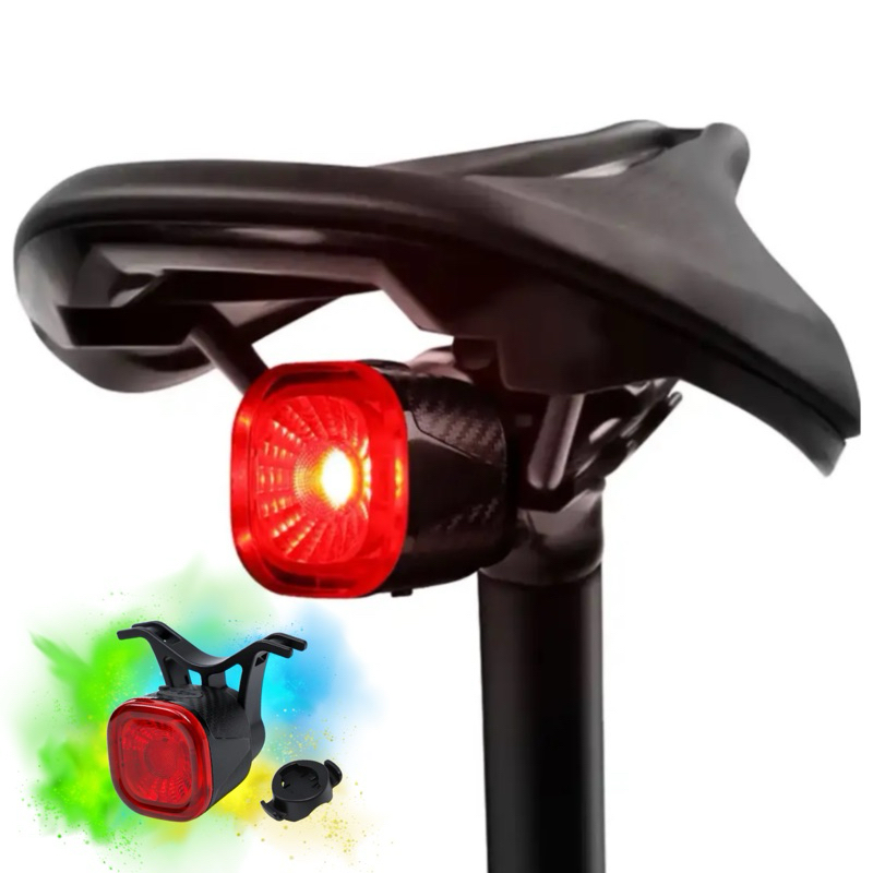 Red Bycycle ライト、チェーン付き bike light lanterna para em Promoção na Shopee Brasil 2026