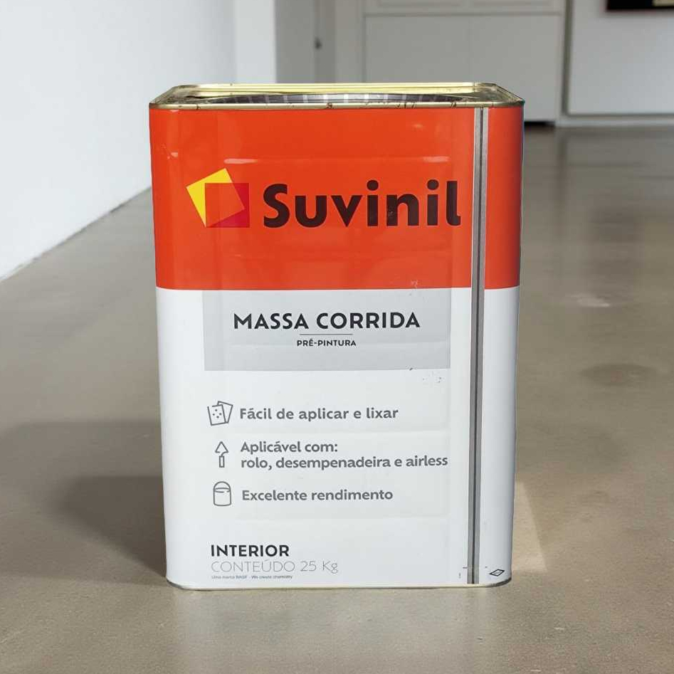 Massa Corrida Suvinil 25kg – Acabamento Liso, Fácil Aplicação e Alta ...