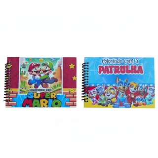 Livro de Colorir Capa Dura 50 Folhas 180g Caderno de Desenho Pintura Coloring Book em Oferta na Shopee