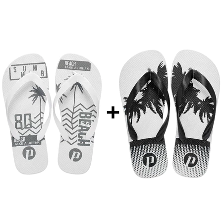 Kit chinelo masculino lançamento passeio confortável