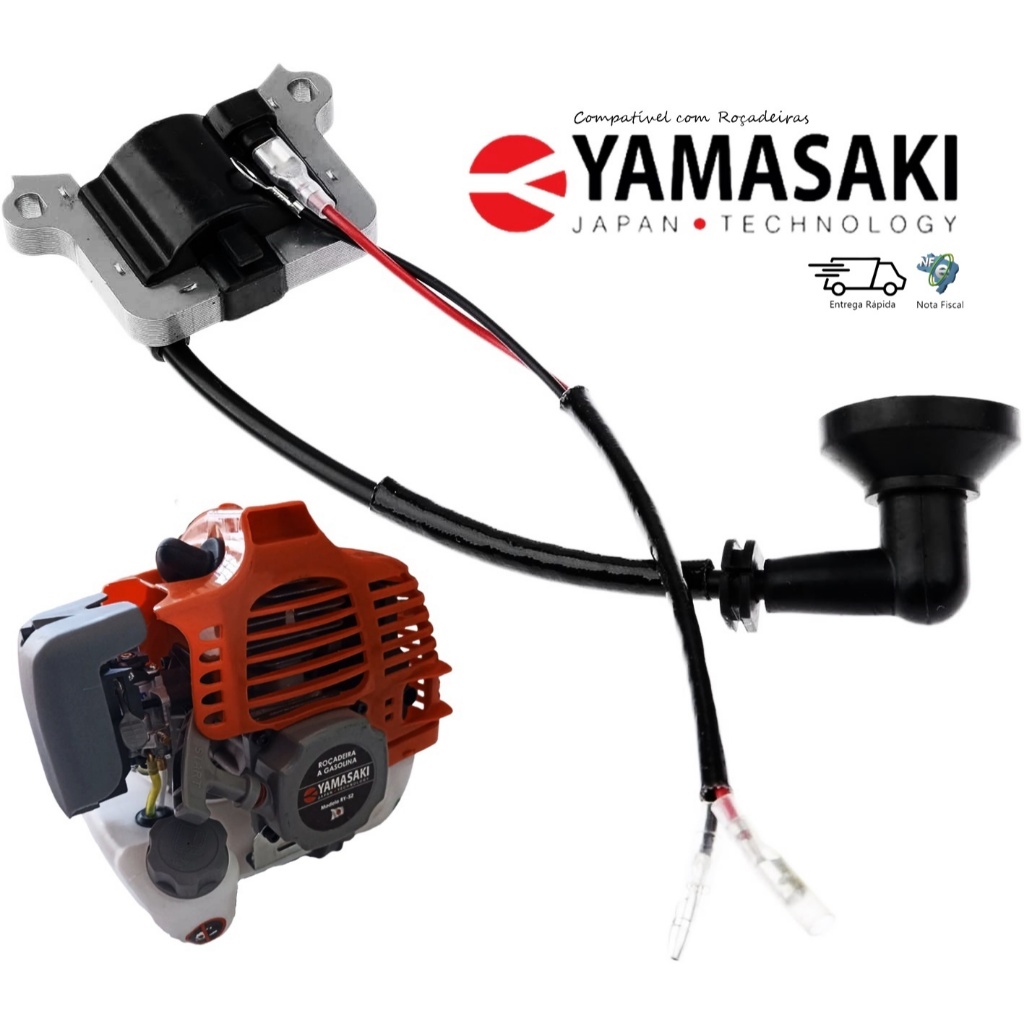 Bobina Módulo Ignição Roçadeira Gasolina Yamasaki Ry 43 Ry 52