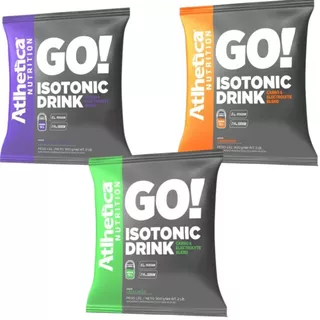 3x Isotonic Go Isotonico Atlhetica 900g Repositor Rende 12L cada