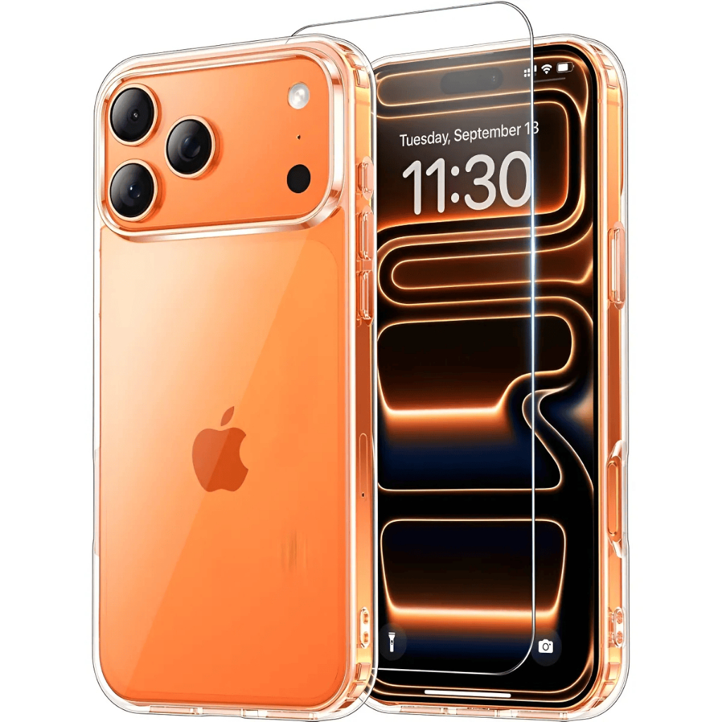 Capa Capinha Anti-Impacto Transparente Para IPhone 17 Pro Max | Shopee ...