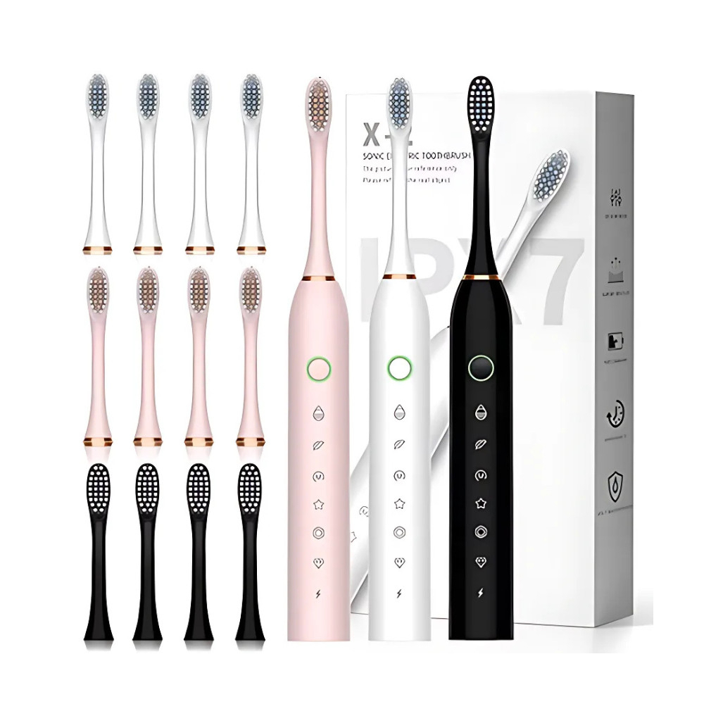 GX SONIC Ⅲ Escova de dentes elétrica recarregável Sonic X3 | Shopee Brasil