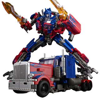 Transformação Brinquedos Para Crianças, Liga, Plástico, Optimu Prim, Action Figure, Série De Filmes Anime, Presente