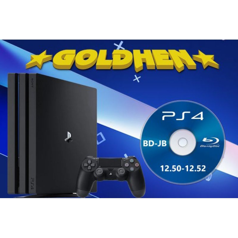 Disco De Desbloqueio Bd-j PS4 Henloader AIO para firmware 12.50 e 12.52 ...