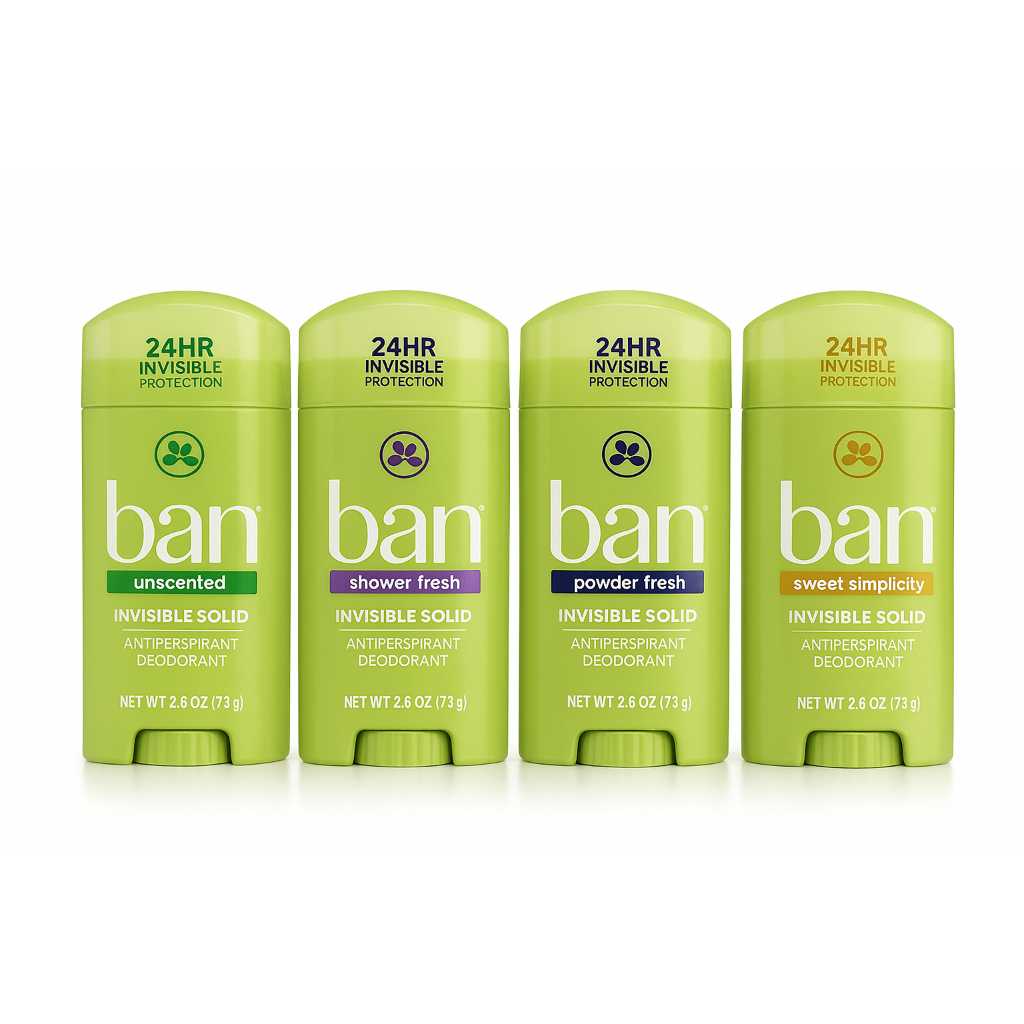 Desodorante Ban Antitranspirante 24 Horas Em Barra Stick 73g | Shopee ...