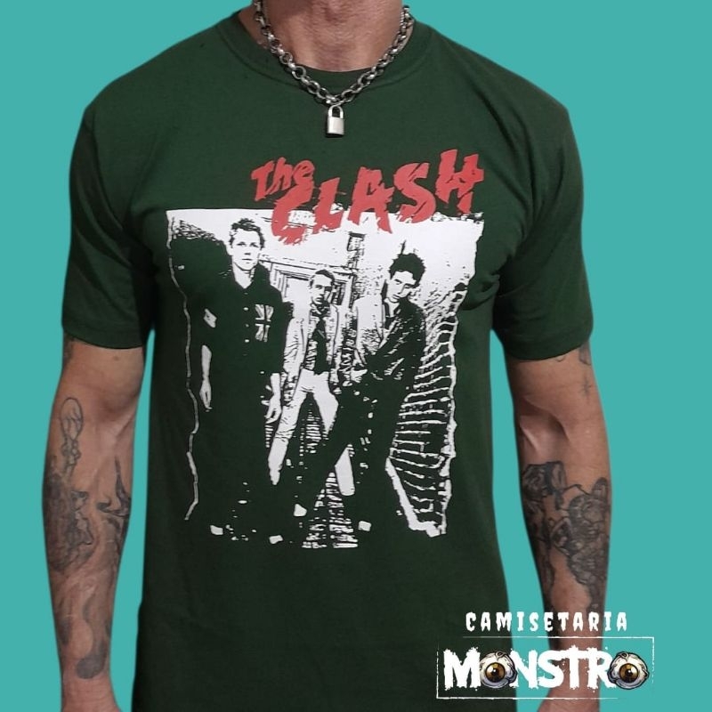 camiseta THE CLASH. CLASSICA | Shopee Brasil
