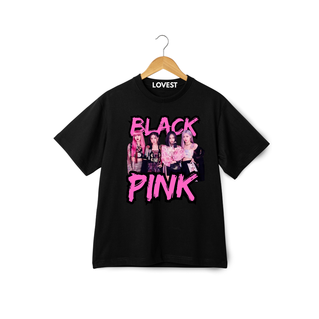 camiseta menina black pink | Shopee Brasil