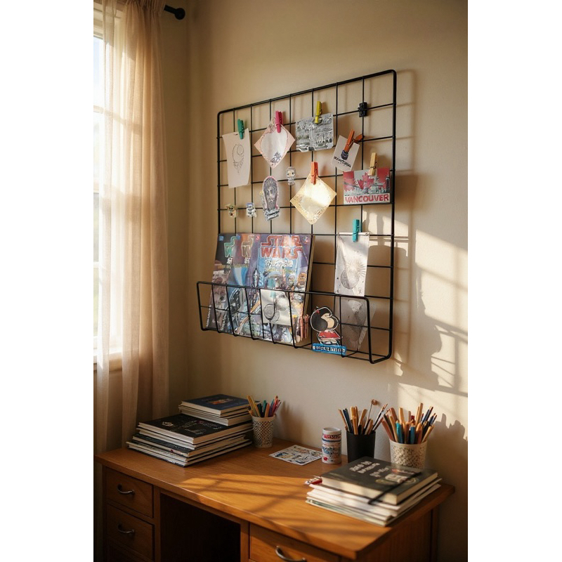 Painel Aramado Decorativo para Fotos e Recados – Moderno, Versátil e ...