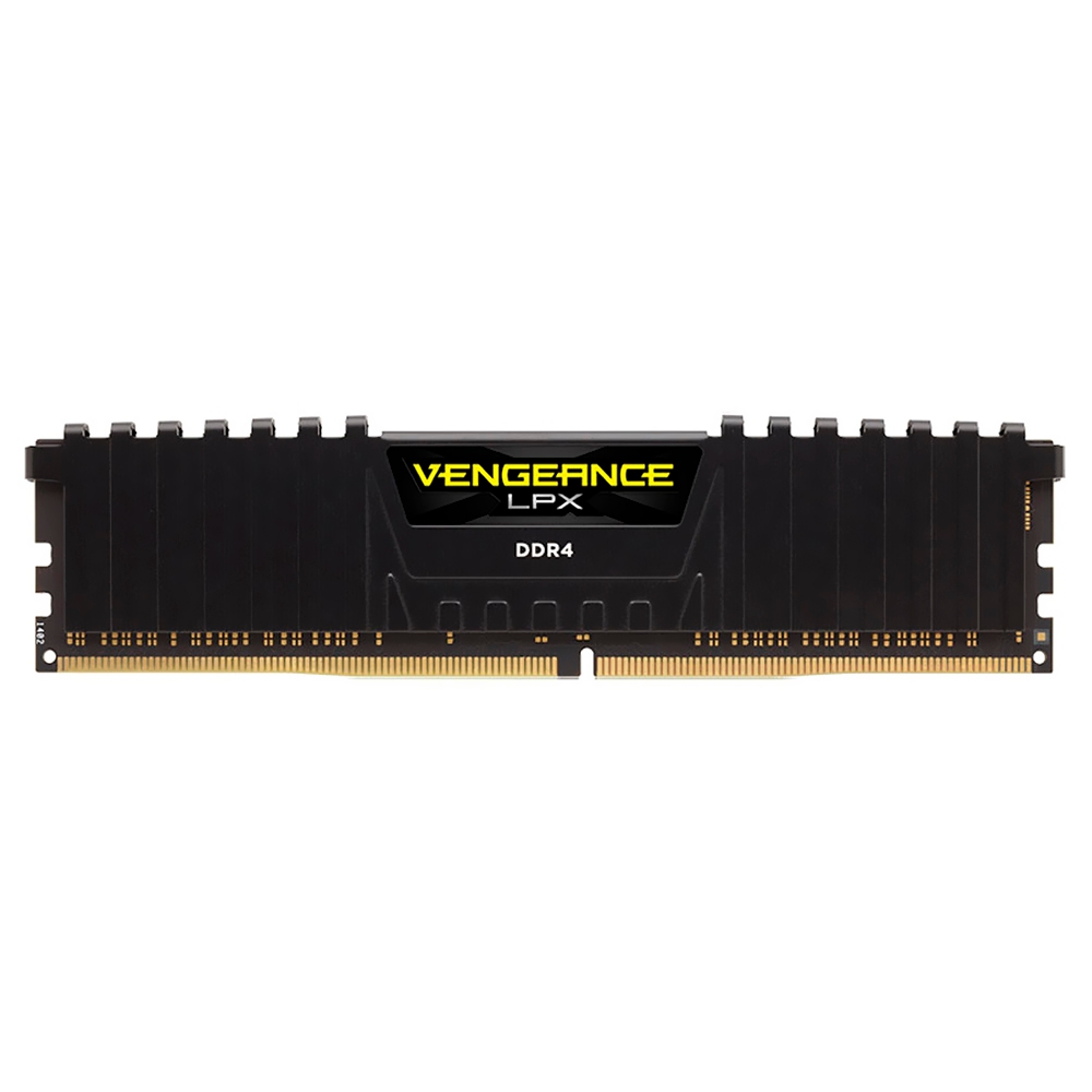 Memória RAM Corsair Vengeance LPX DDR4 16GB 3200MHz - Preto (CMK16GX4M1E3200C16)