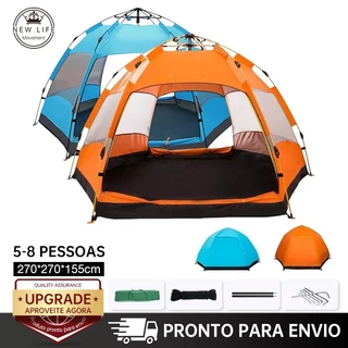 Barraca Camping 5-8 Lugares Grande Ventilacao 270*270*155cm em Oferta na Shopee