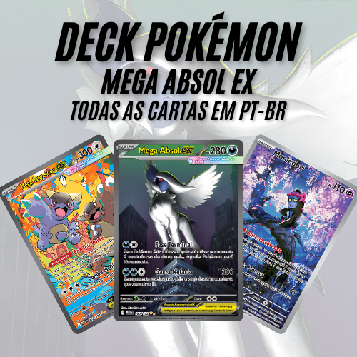 PROXY DECK POKÉMON PT/BR - Mega Absol ex | Shopee Brasil