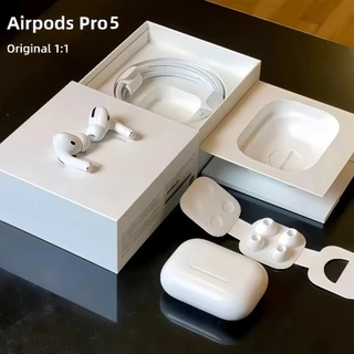 Fone De Ouvido Sem Fio Bluetooth 5.3 TWS Airpods PRO 5 6 7 Para IOS e Android Adequado Branco