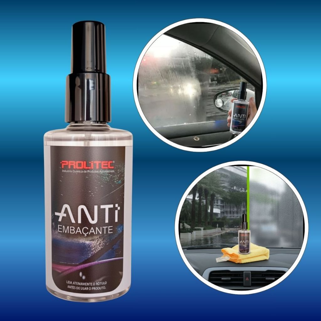 Anti Embaçante de Vidros + Visibilidade Carro Prolitec 200ml | Shopee ...