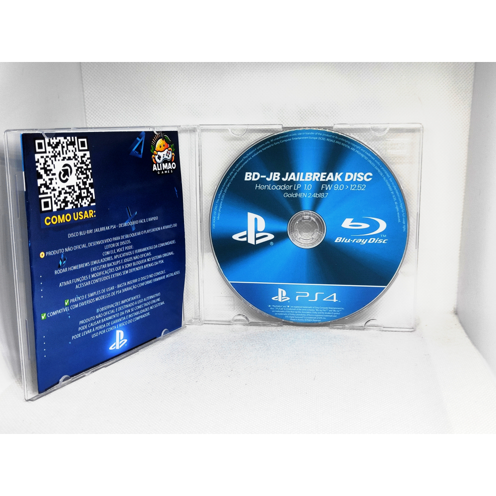 ps4本体&ps4ソフト&ワイスピBlu-rayDisc Blu-ray Disc Henloader Carregamento automático Lapse e Poops Para