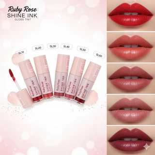 Pronta entrega Gloss Tint Ruby Rose Shine INK Linha Rosa HBL6600-Manteiga de Cacau Coco Melu em Oferta na Shopee
