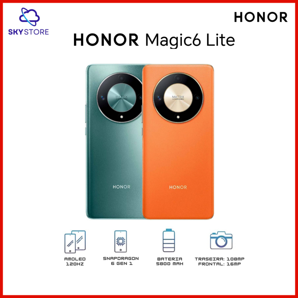Celular Honor Magic 6 Lite | Smartphone 5G , ROM Global