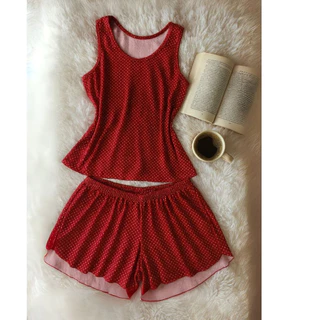 Pijama Baby Doll Regata Fresquinho Roupa de Dormir em Oferta na Shopee