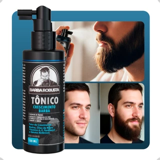 Produto para crescer Barba Robusta Fortalece e Estimula o Crescimento dos Fios da Barba