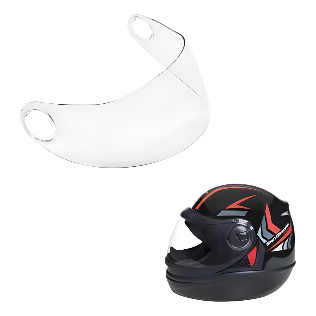 Viseira Capacete Taurus San Marino Novo Cristal Original | Shopee Brasil
