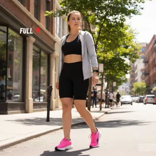 Short Bermuda Legging Canelado Sem Costura Academia Sport Confortável Selene