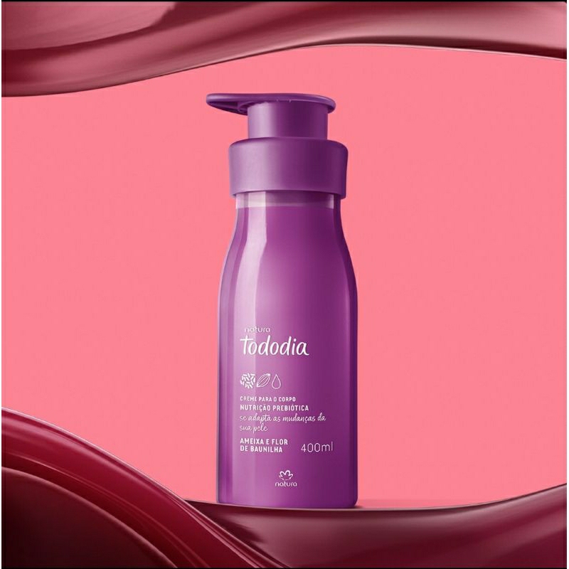 Creme hidratante Tododia Ameixa e Flor de Baunilha 400ml Natura ...