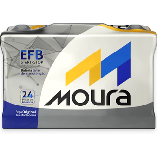 Bateria Moura EFB MF72LD 72Ah Start Stop Toro Compass Pulse Golf em Oferta na Shopee