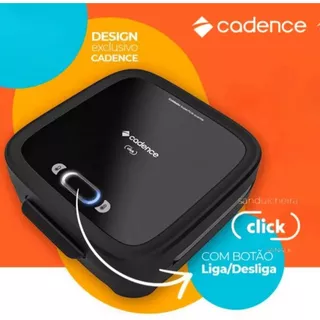 Sanduicheira Elétrica Cadence Click SAN400 Com Botão Liga / Desliga 750W 127V 220v em Oferta na Shopee