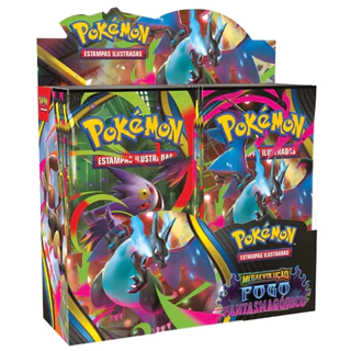 Booster Box Pokemon Megaevolução Fogo Fantasmagórico 36 Booster - Copag