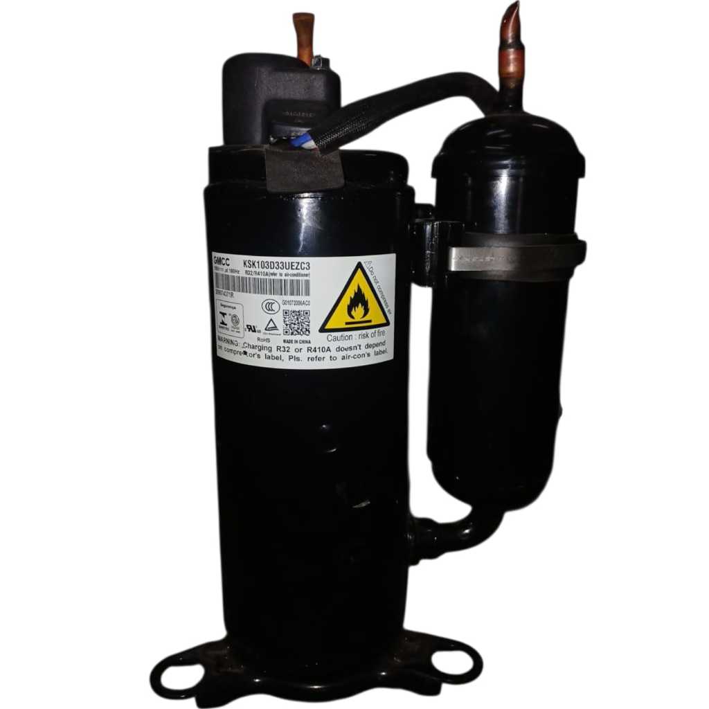 Compressor da Midea 9/12000 Inverter R-32/R-410 GMCC KSK103D33UEZC3 ...