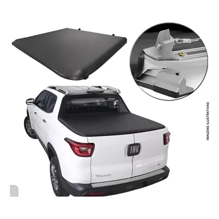 Capota Maritima Fiat Toro Treck 2016 a 2020 - Preto