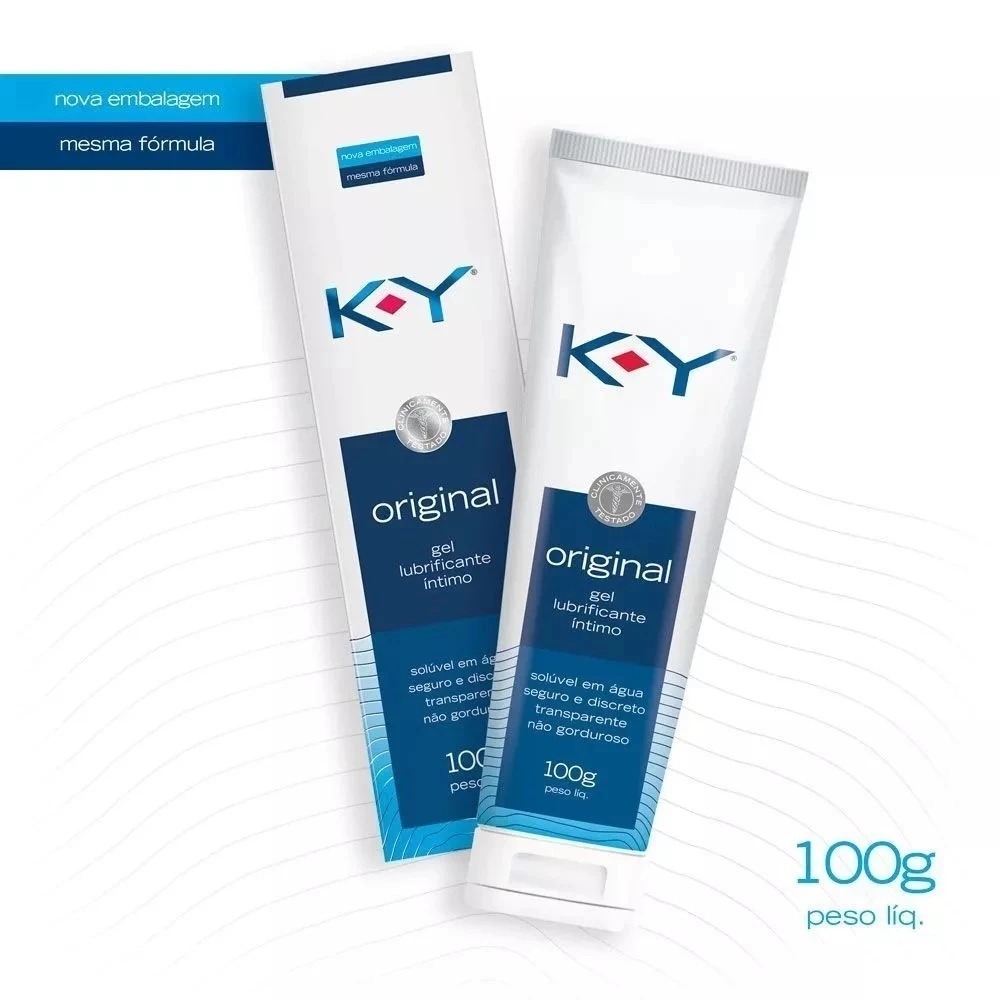 KY Original 100g Neutro - Lubrificante Íntimo - Base Aquosa